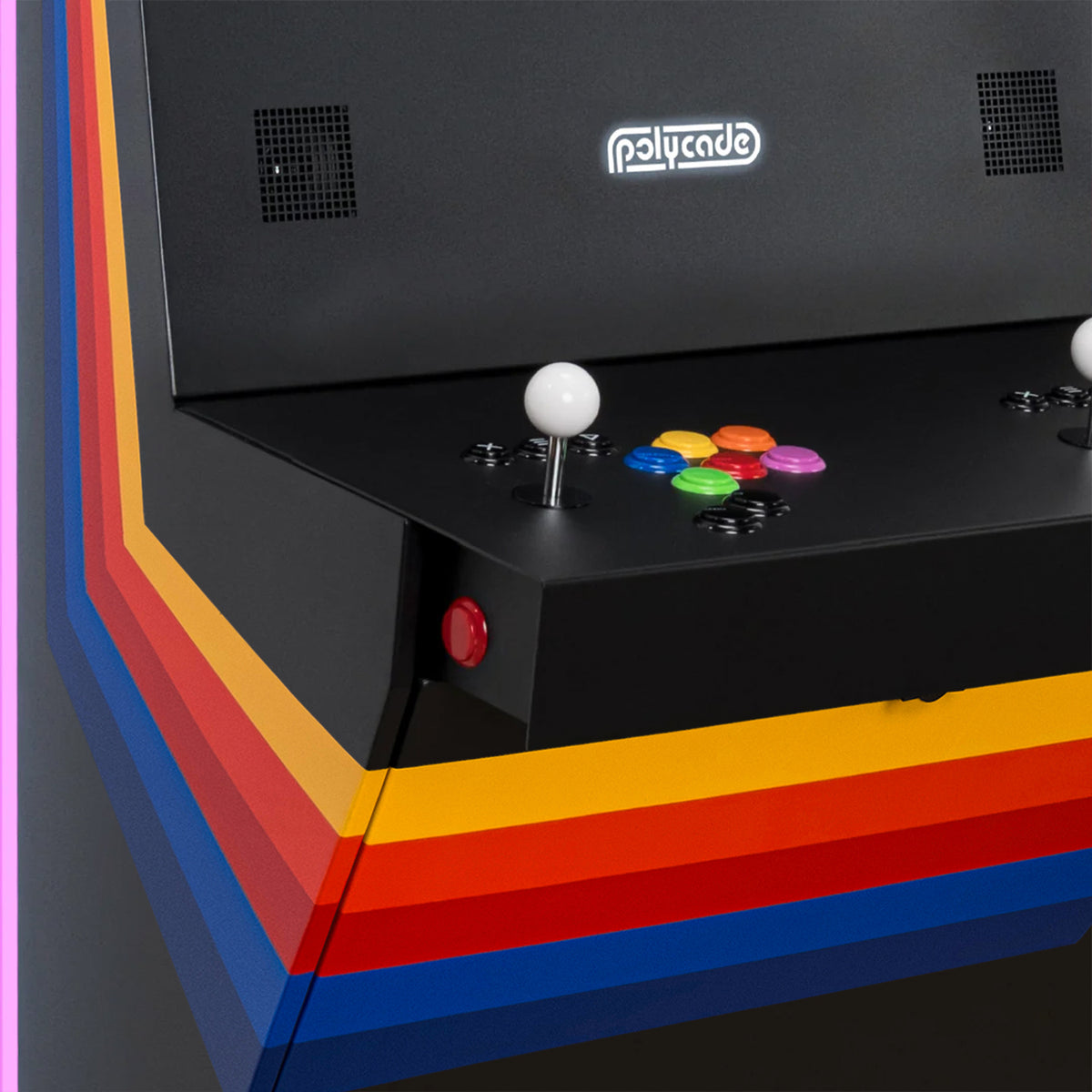 Polycade Stand Polycade Sente: Black+Stripes