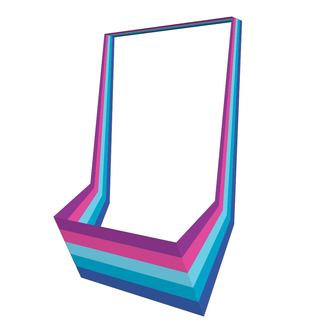 Stripe Decal - Vaporwave