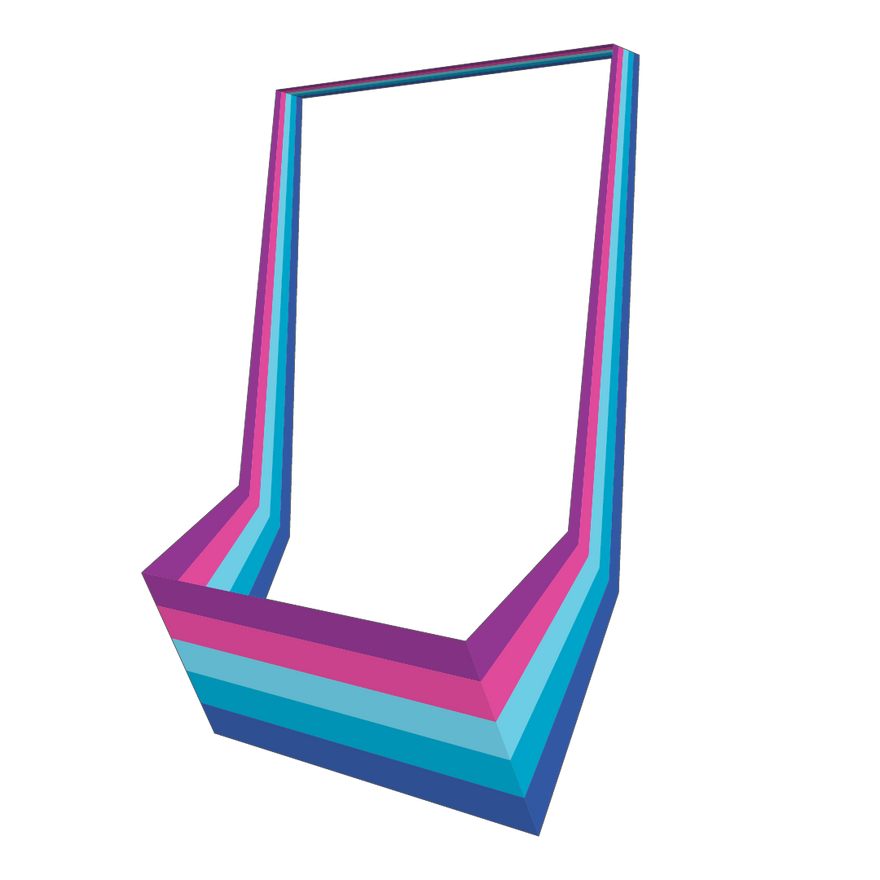 Stripe Decal - Vaporwave (DIY)