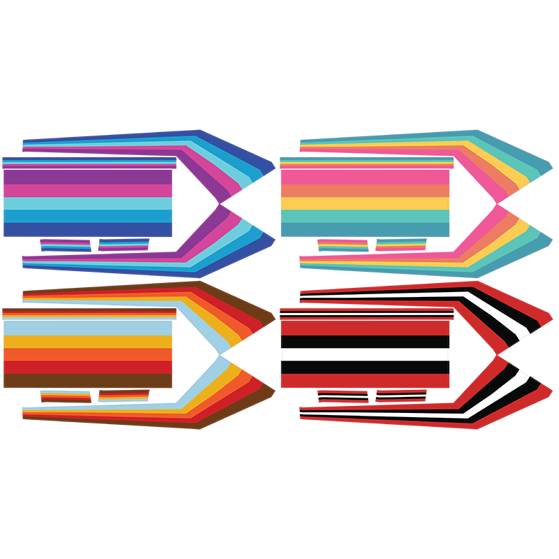 Custom Stripe Decal – Polycade