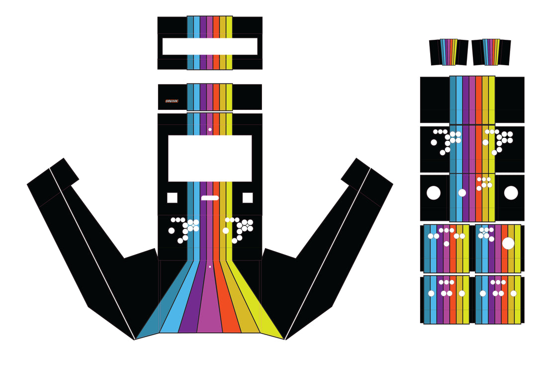 Polycade Neon Stripes