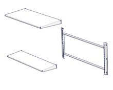 Load image into Gallery viewer, Sente Console Shelf