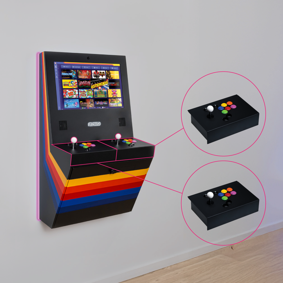 Striped Sente: Black Dual Controller