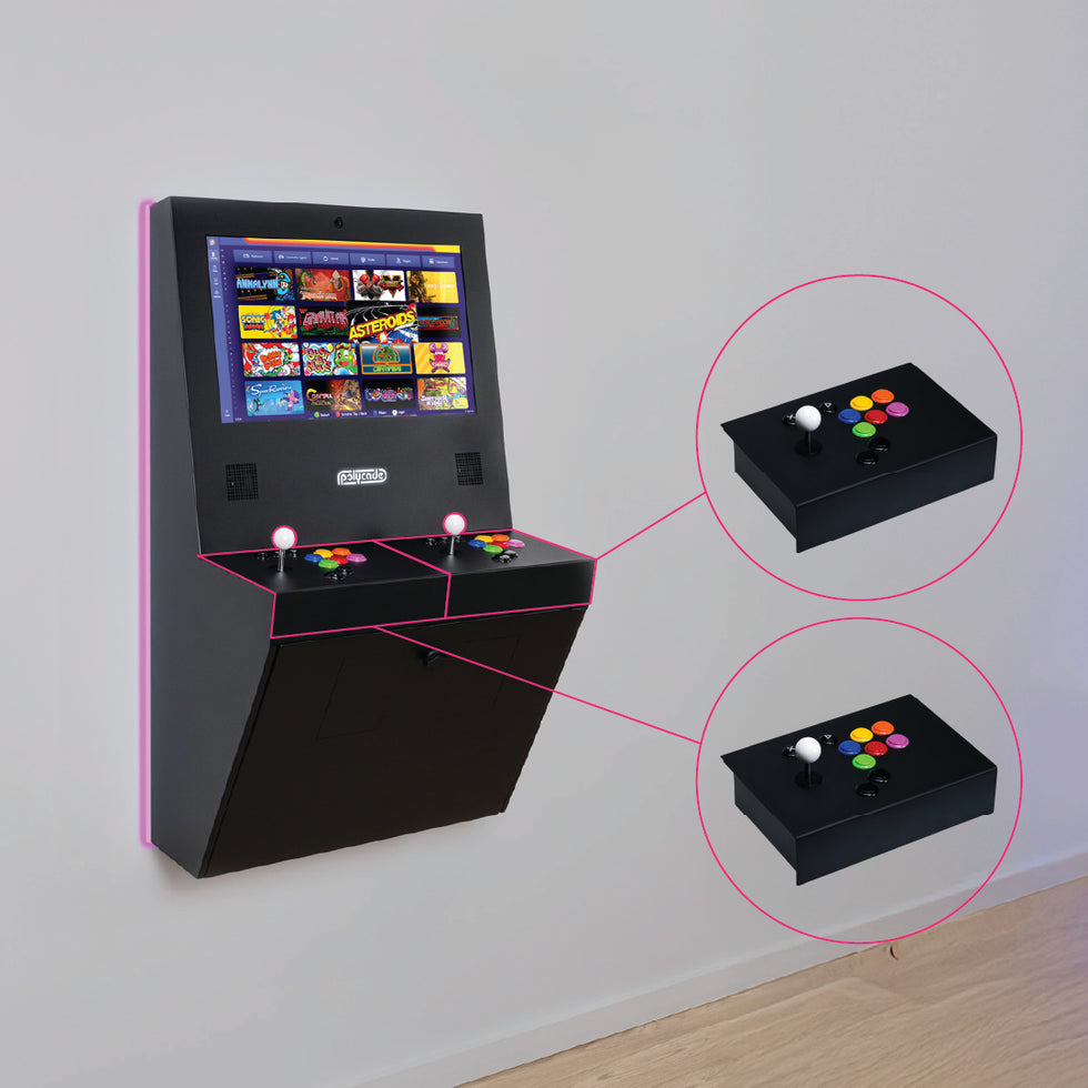 Polycade Sente: Black Dual Controller