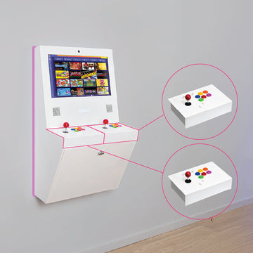 Polycade Sente: White Dual Controller