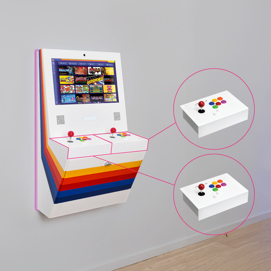 Striped Sente: White Dual Controller