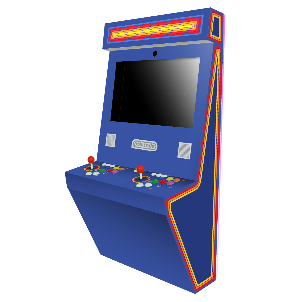 Magnetic Decal - Polycade Classic