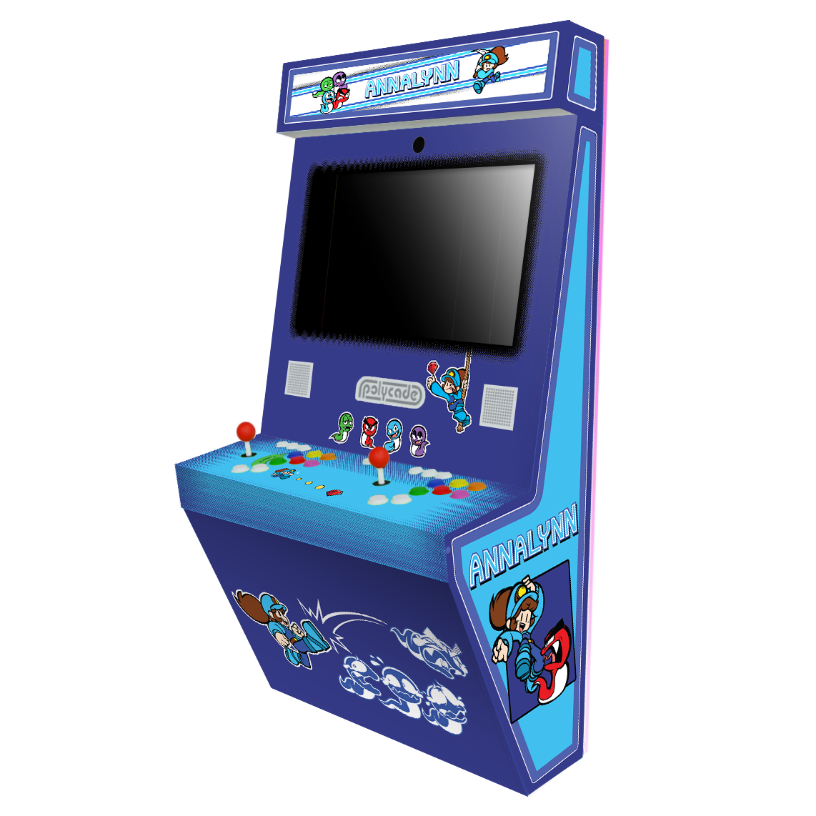 Magnetic Decal - Arcade Game Edition - Annalynn