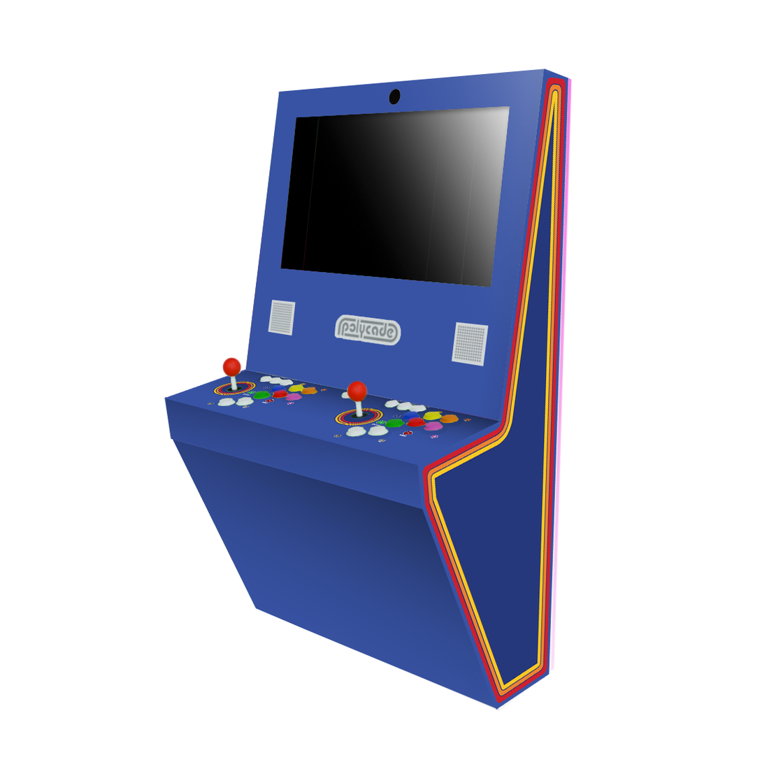 Polycade Classic - Magnet Decal Set