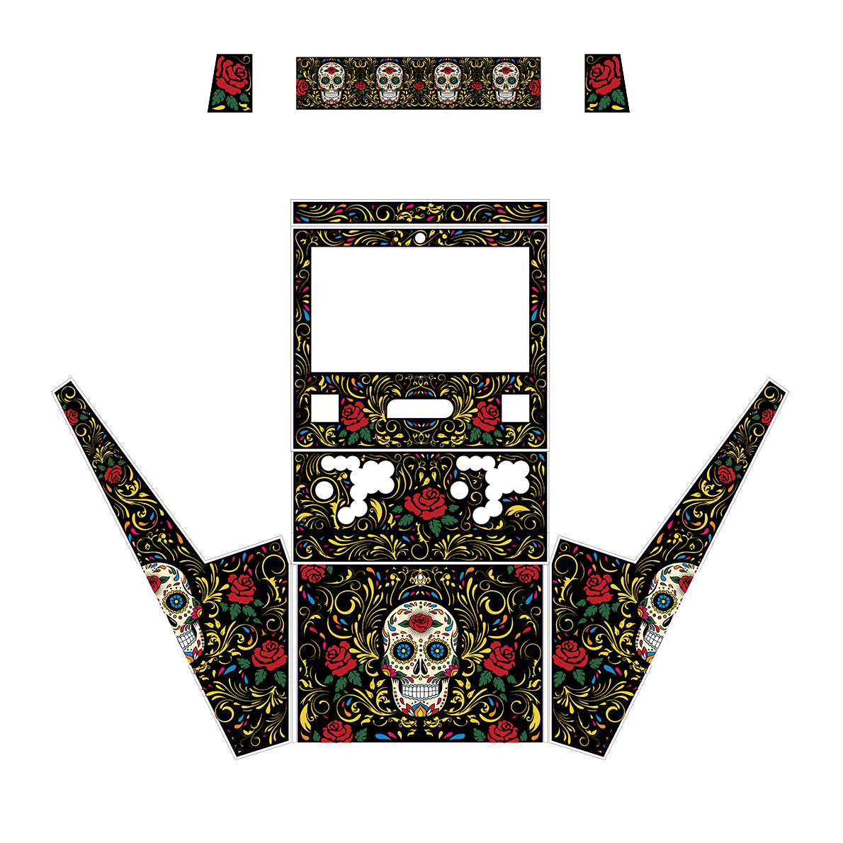 Los Muertos - Magnet Decal Set