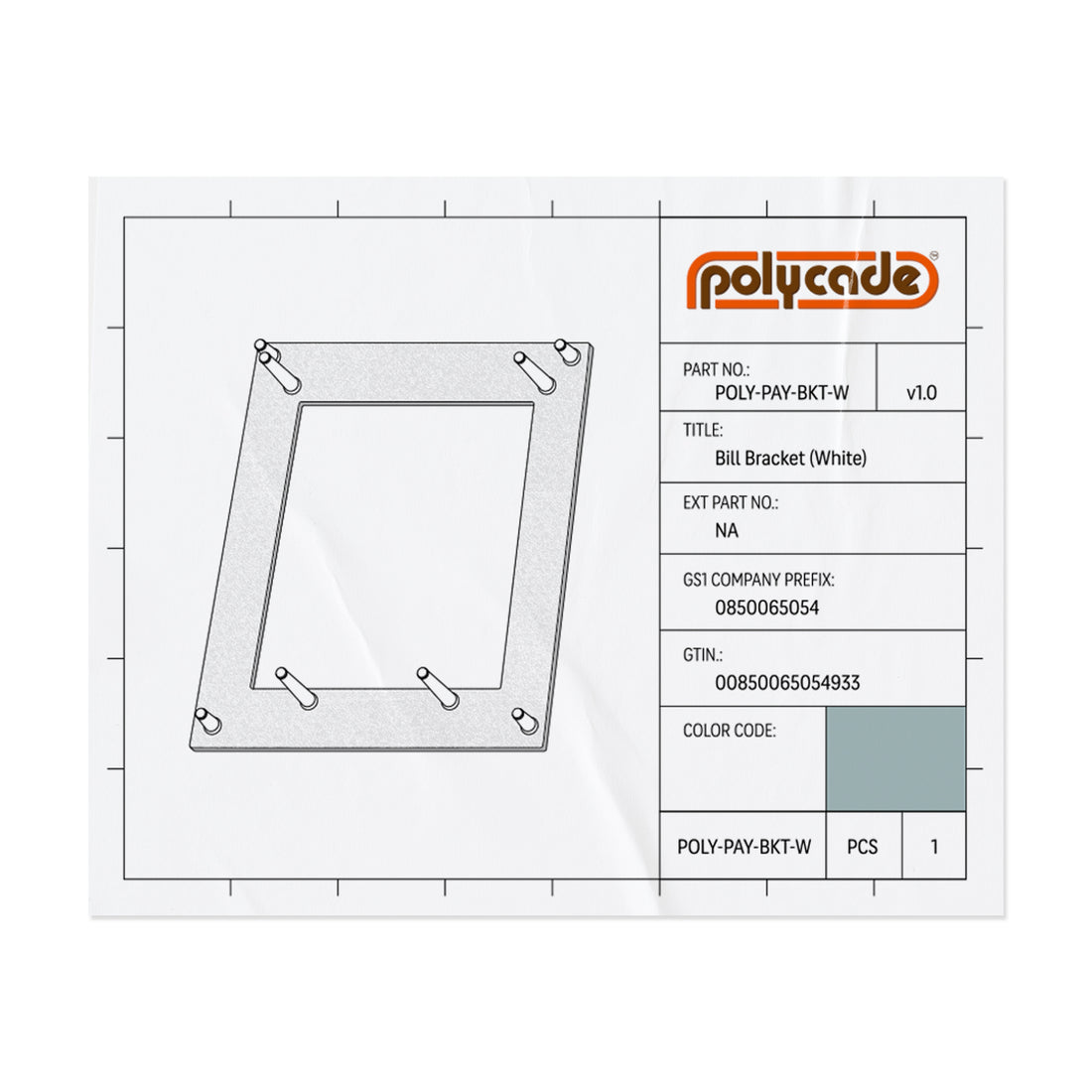 Bill Validator Bracket