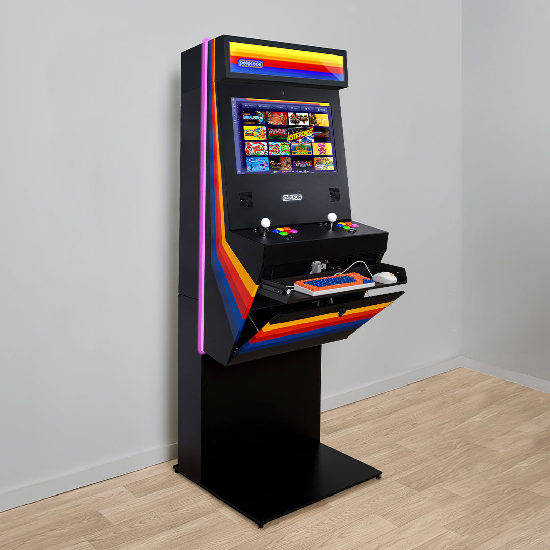 Striped Freestanding Sente + Marquee: Black