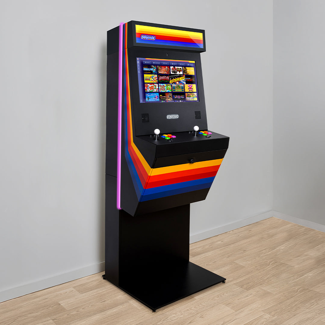 Striped Freestanding Sente + Marquee: Black