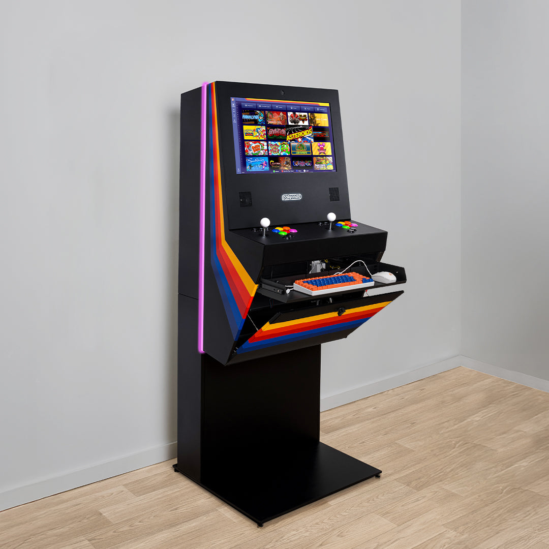 Striped Freestanding Sente: Black