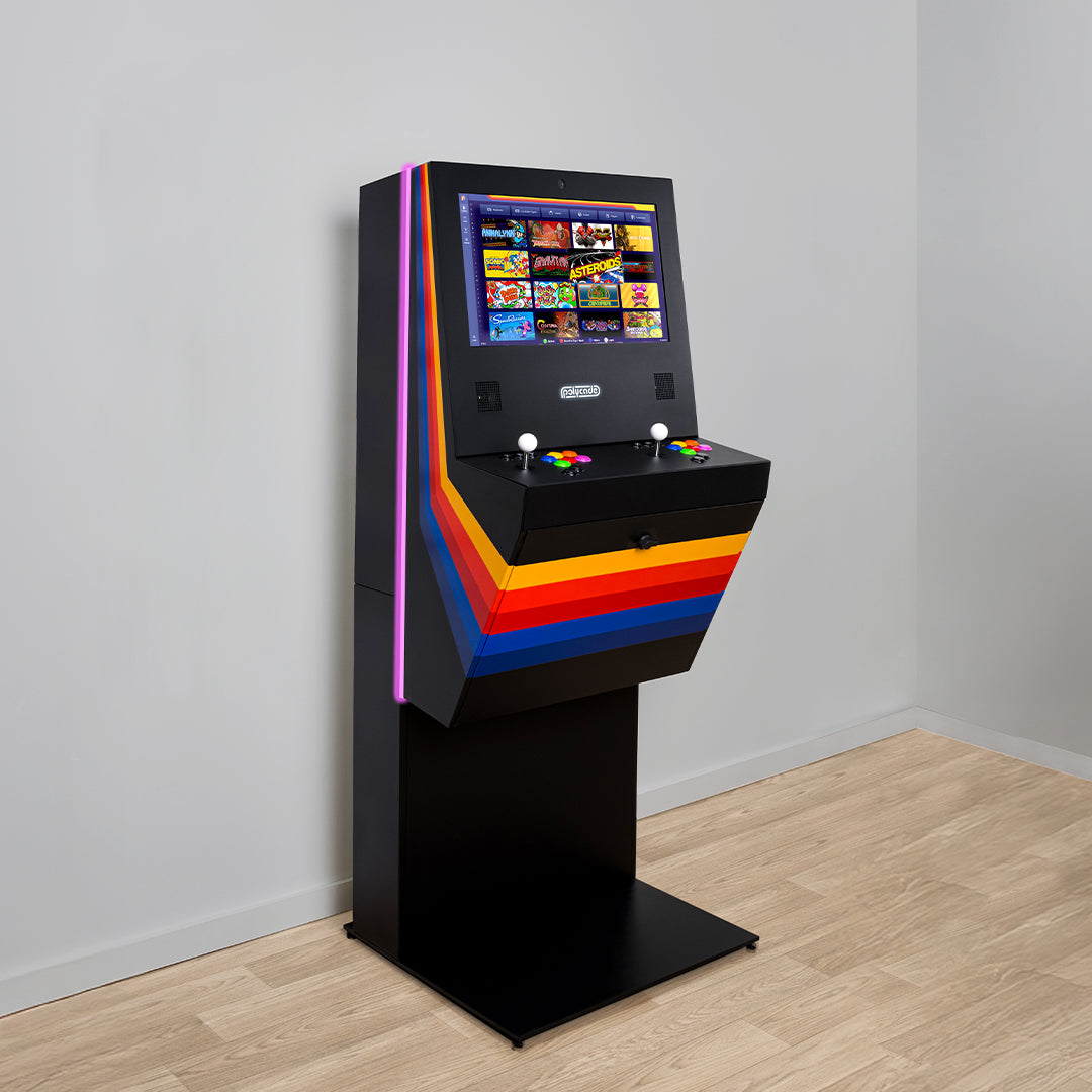 Striped Freestanding Sente: Black