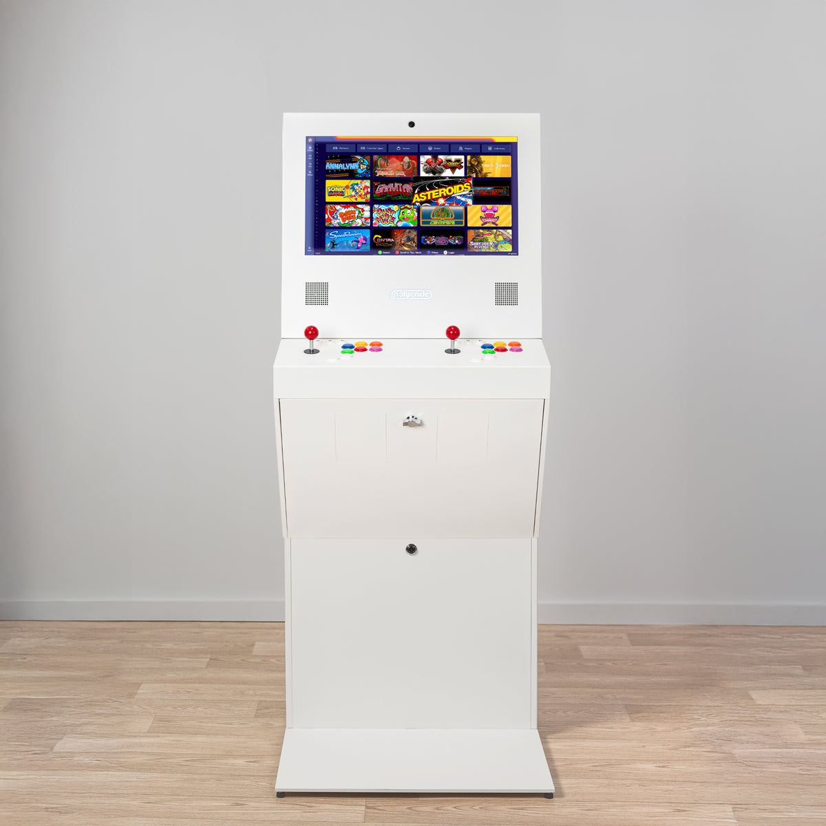 Polycade Stand Freestanding Sente: White – Polycade