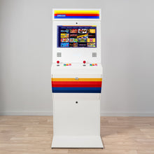 Load image into Gallery viewer, Striped Freestanding Sente + Marquee: White