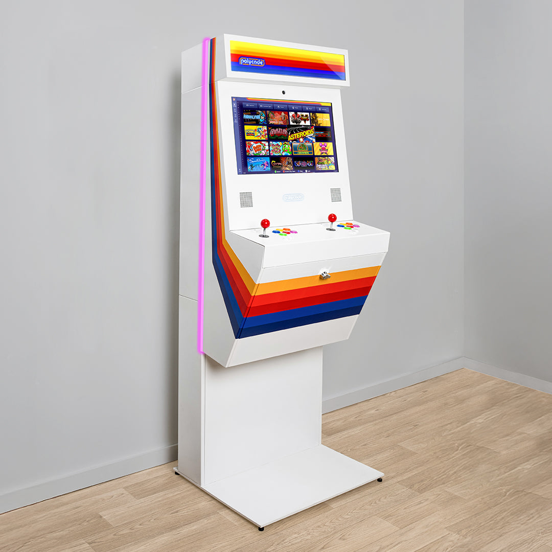 Striped Freestanding Sente + Marquee: White