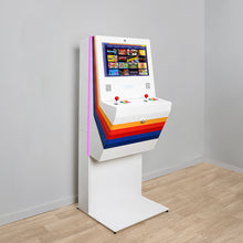 Load image into Gallery viewer, Striped Freestanding Sente: White