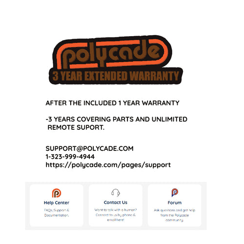 Polycade 3 Year Extended Warranty