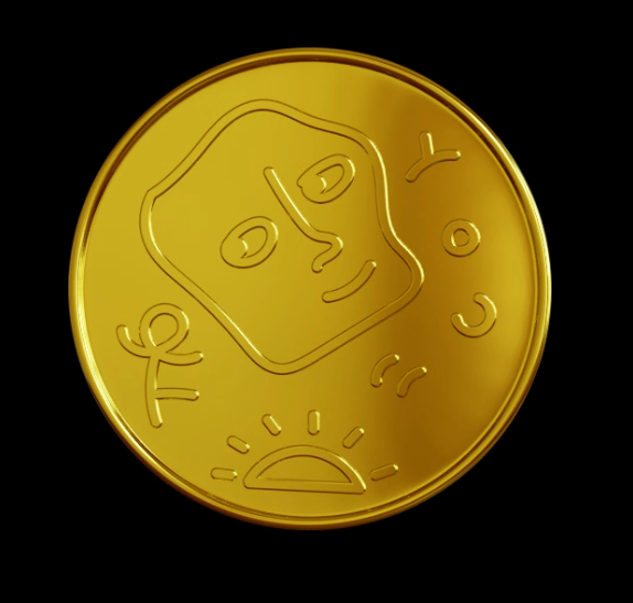 Arcade Token - Asteroids by Shantell Martin