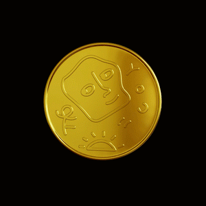 Arcade Token - Asteroids by Shantell Martin